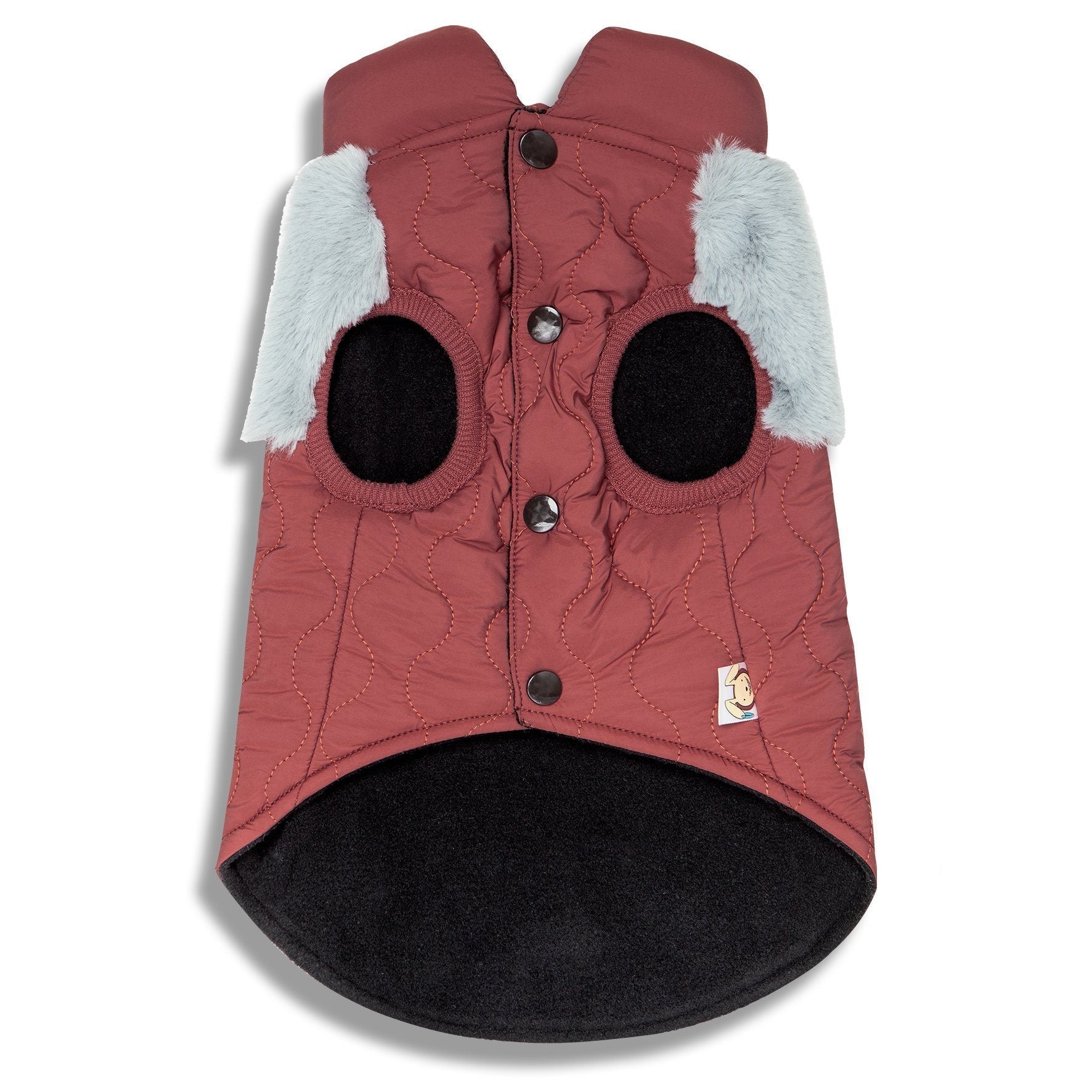 Furrost-Bite Fur and Fleece Designer Fashion Dog Jacket