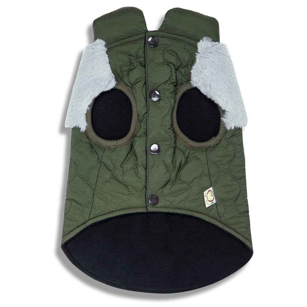 Furrost-Bite Fur and Fleece Designer Fashion Dog Jacket