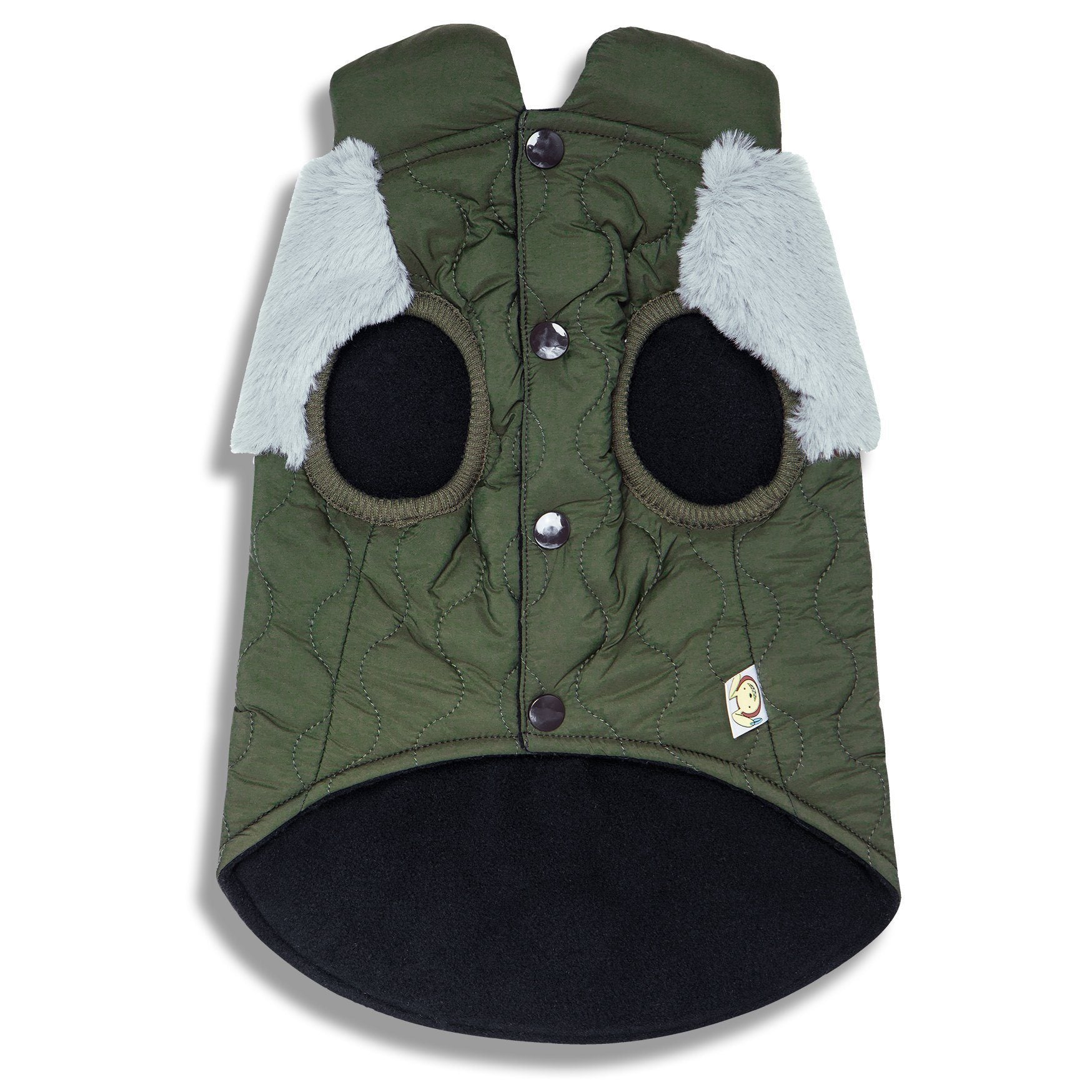 Furrost-Bite Fur and Fleece Designer Fashion Dog Jacket