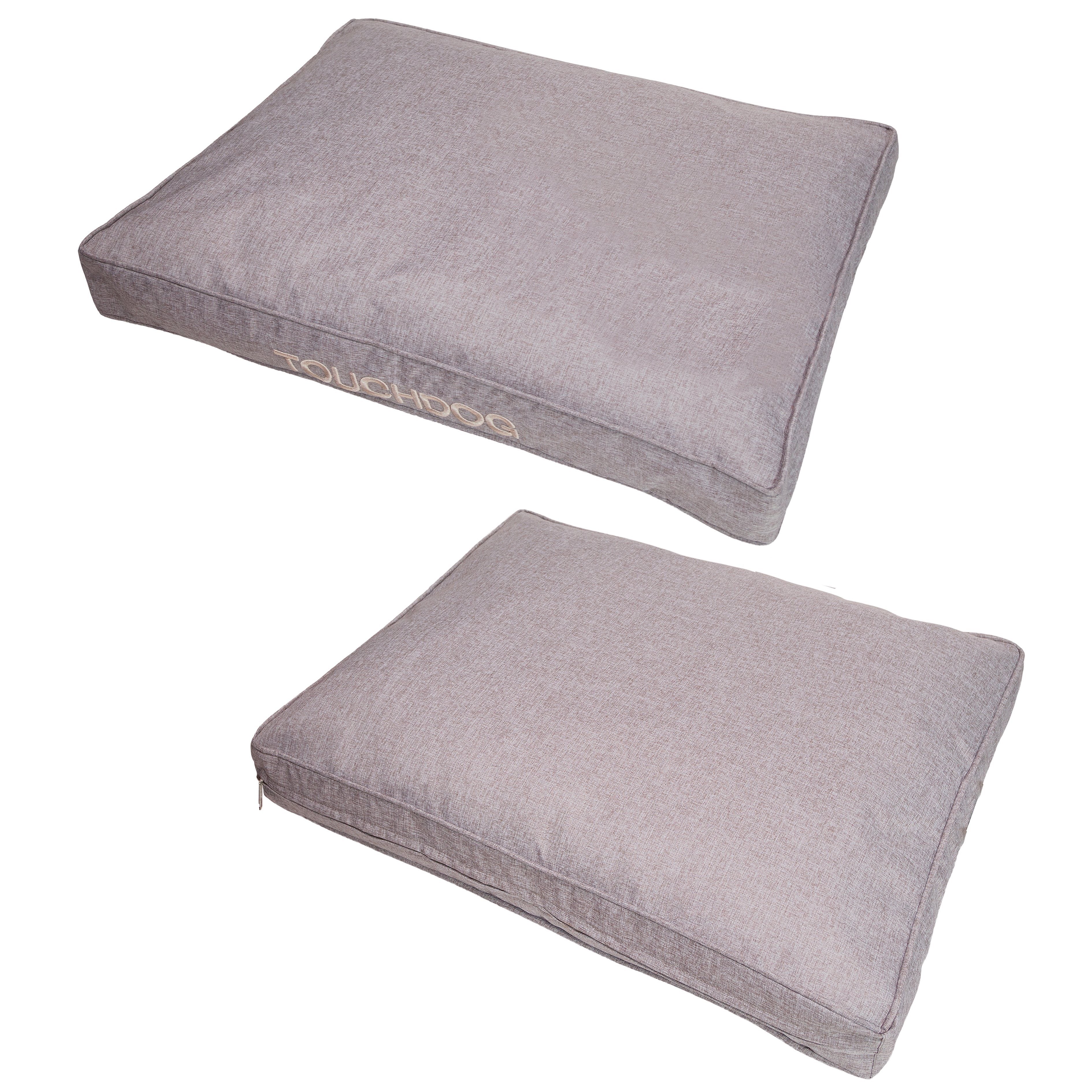 Hushky Water-Resistant Premium Raised Rectangular Dog Mat
