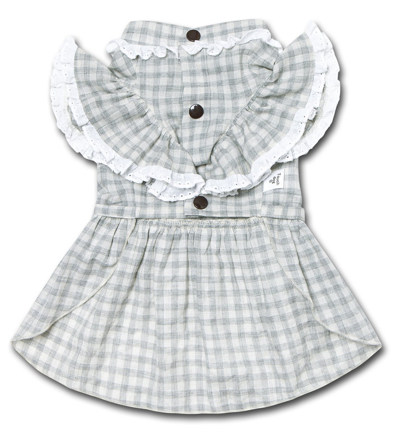 I Love Poochi Classical Plaid Fashion Designer Dog Dress