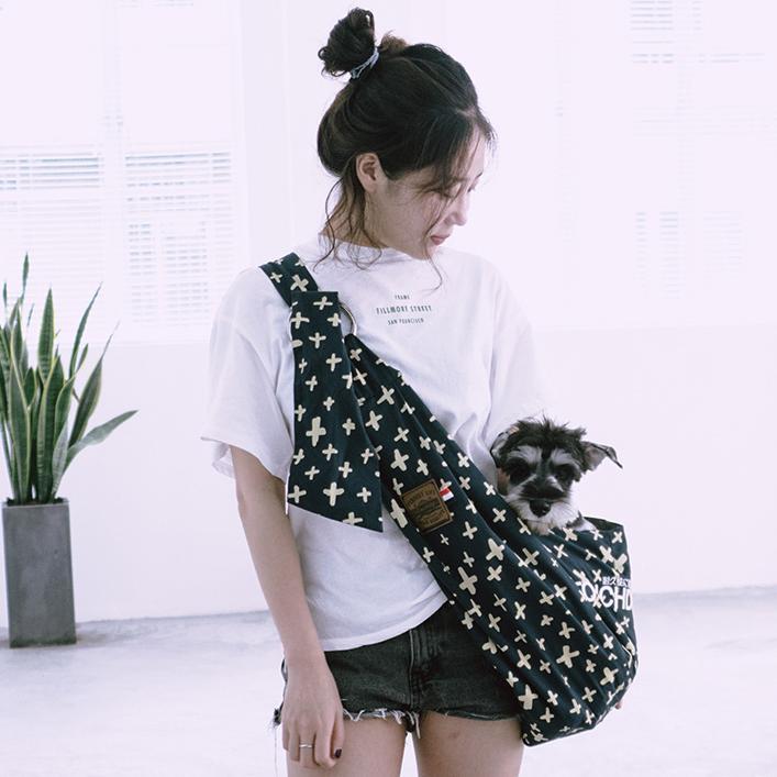 Paw-Ease Over-The-Shoulder Travel Sling Pet Carrier