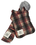 2-in-1 Tartan Plaid Dog Jacket and Matching Reversible Dog Mat