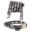 Caliber Designer Embroidered Fashion Pet Dog Leash and Collar