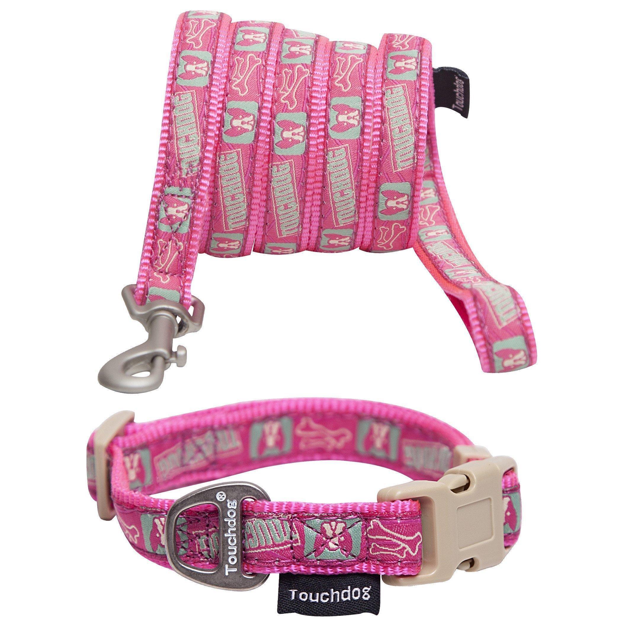 Caliber Designer Embroidered Fashion Pet Dog Leash and Collar