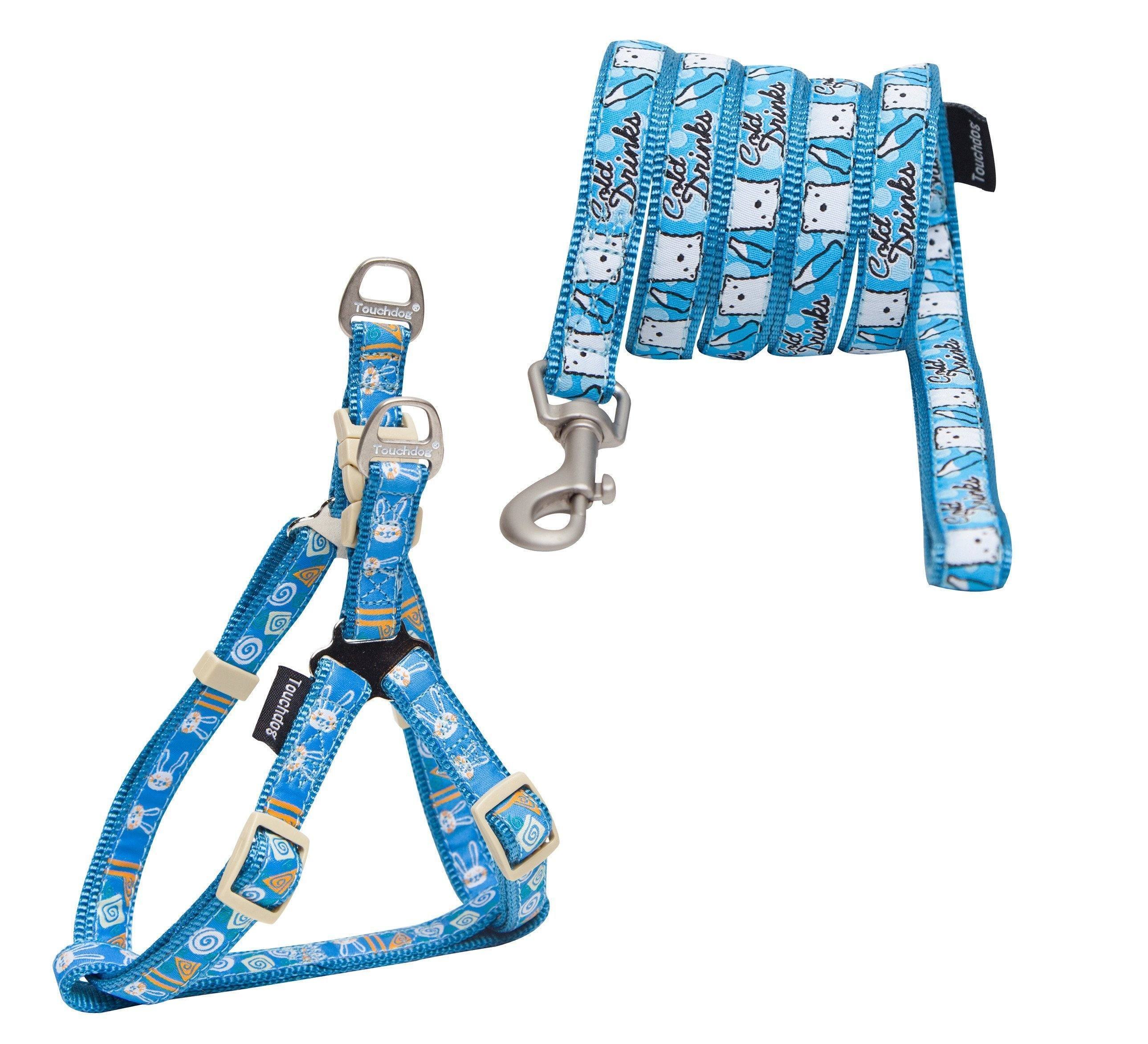 Caliber Embroidered Designer Fashion Pet Dog Leash and Harness