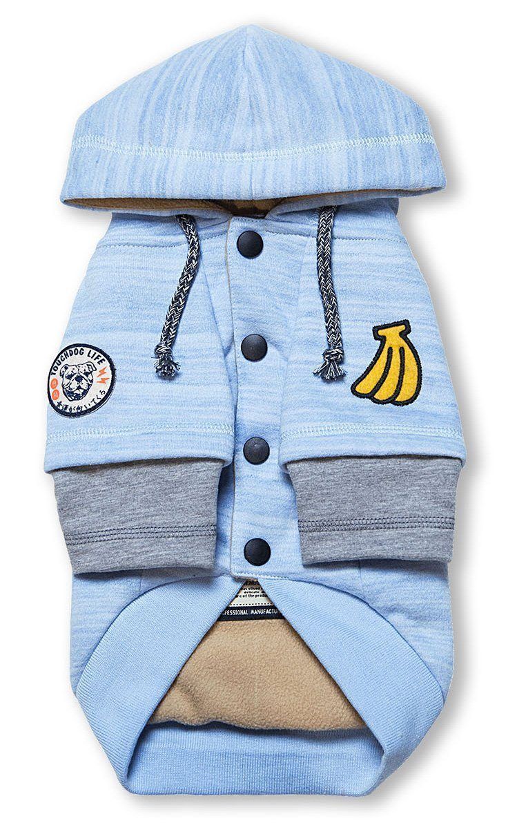 Hampton Beach Ultra-Soft Blasted Cotton Hooded Dog Sweater