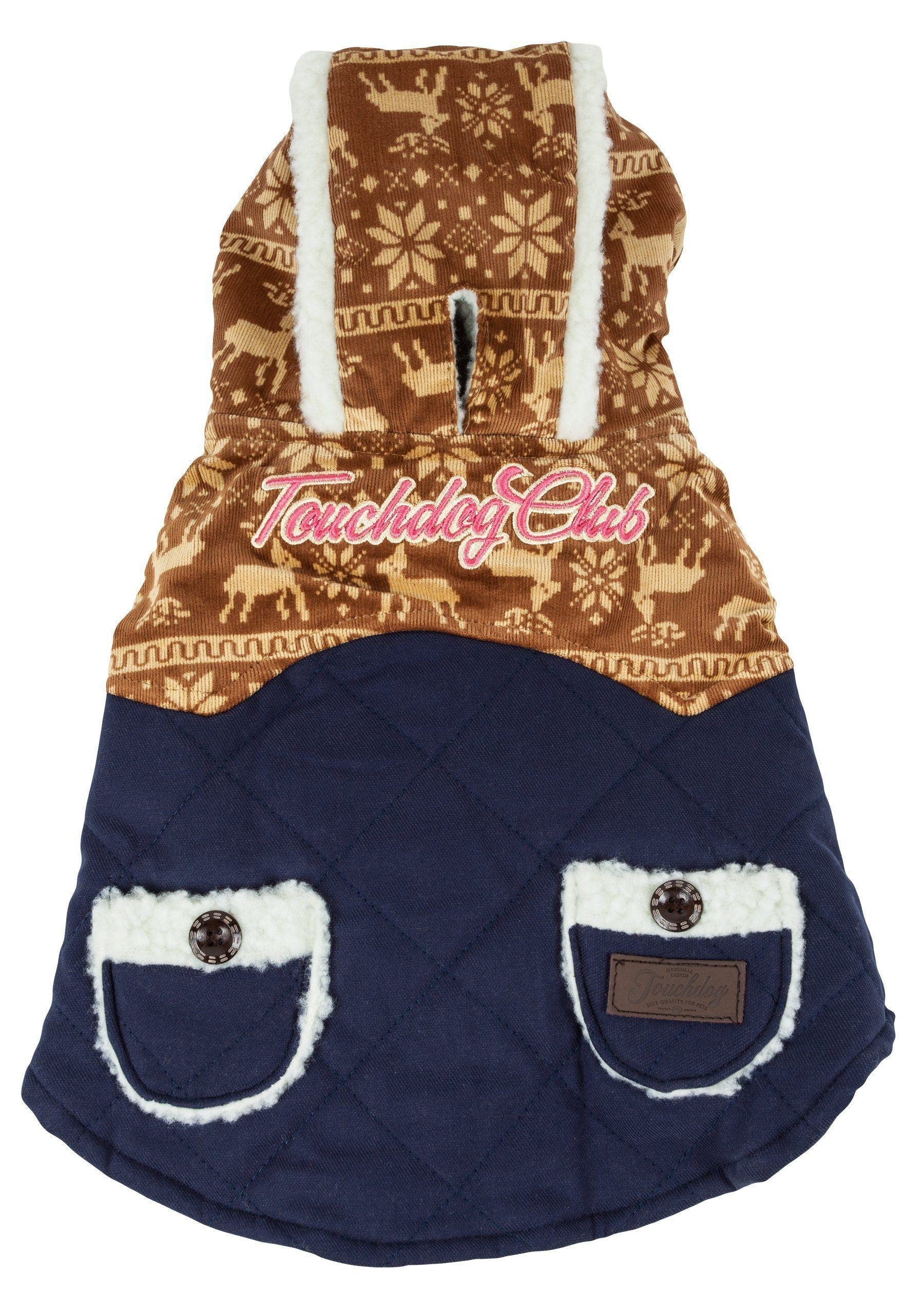 Snowadayz Pom Pom Hooded Fashion Dog Jacket