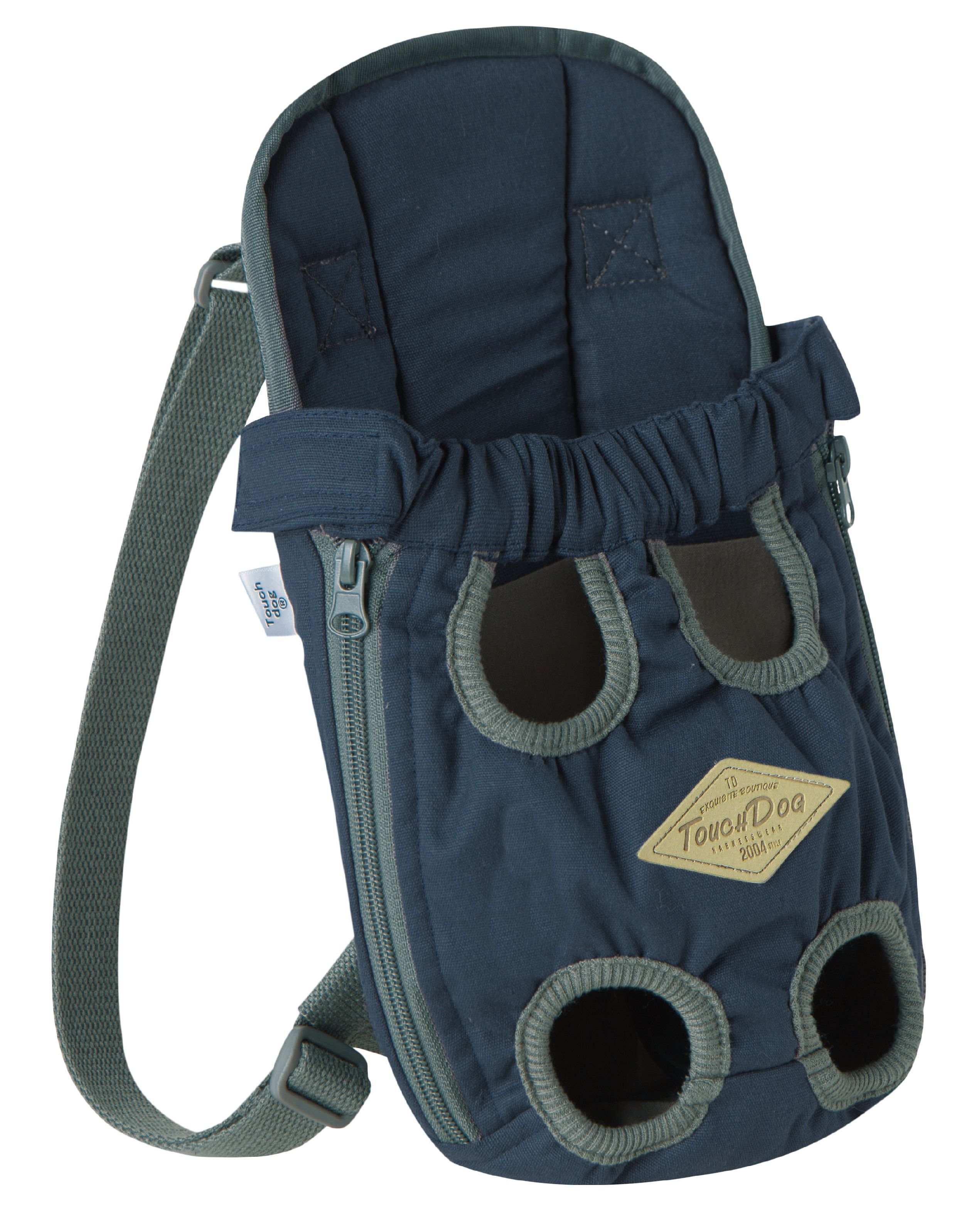 Wiggle-Sack Fashion Designer Front and Backpack Dog Carrier