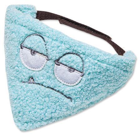 Dizzy-Eyed Cyclops Cotton Hook-and-Loop Dog Bandana and Scarf