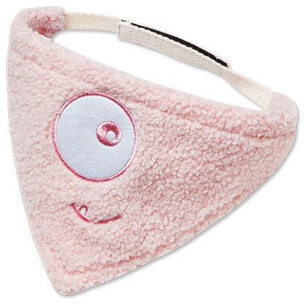 Dizzy-Eyed Cyclops Cotton Hook-and-Loop Dog Bandana and Scarf