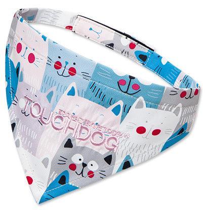 Head-Popper Fashion Designer Printed Hook-and-Loop Dog Bandana