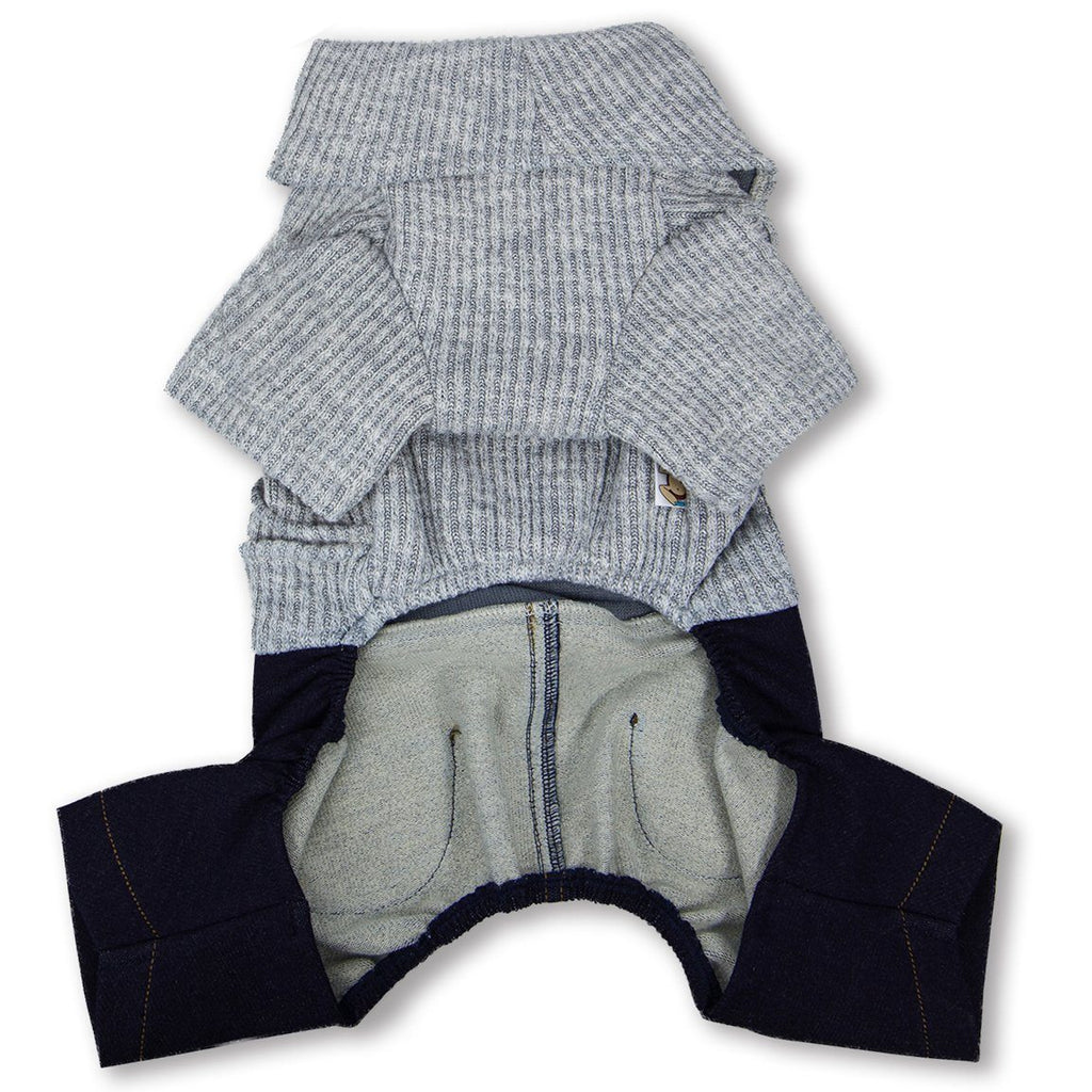 Vogue Neck-Wrap Full Body Fashion Dog Sweater Outfit