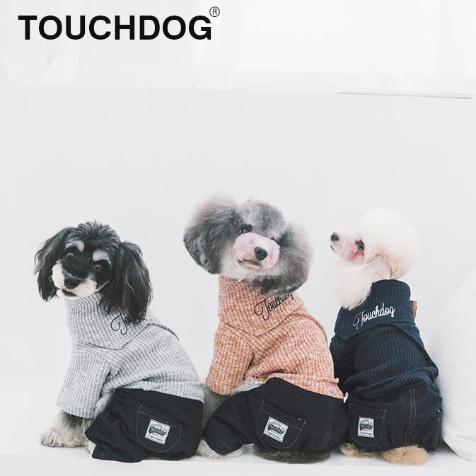 Vogue Neck-Wrap Full Body Fashion Dog Sweater Outfit